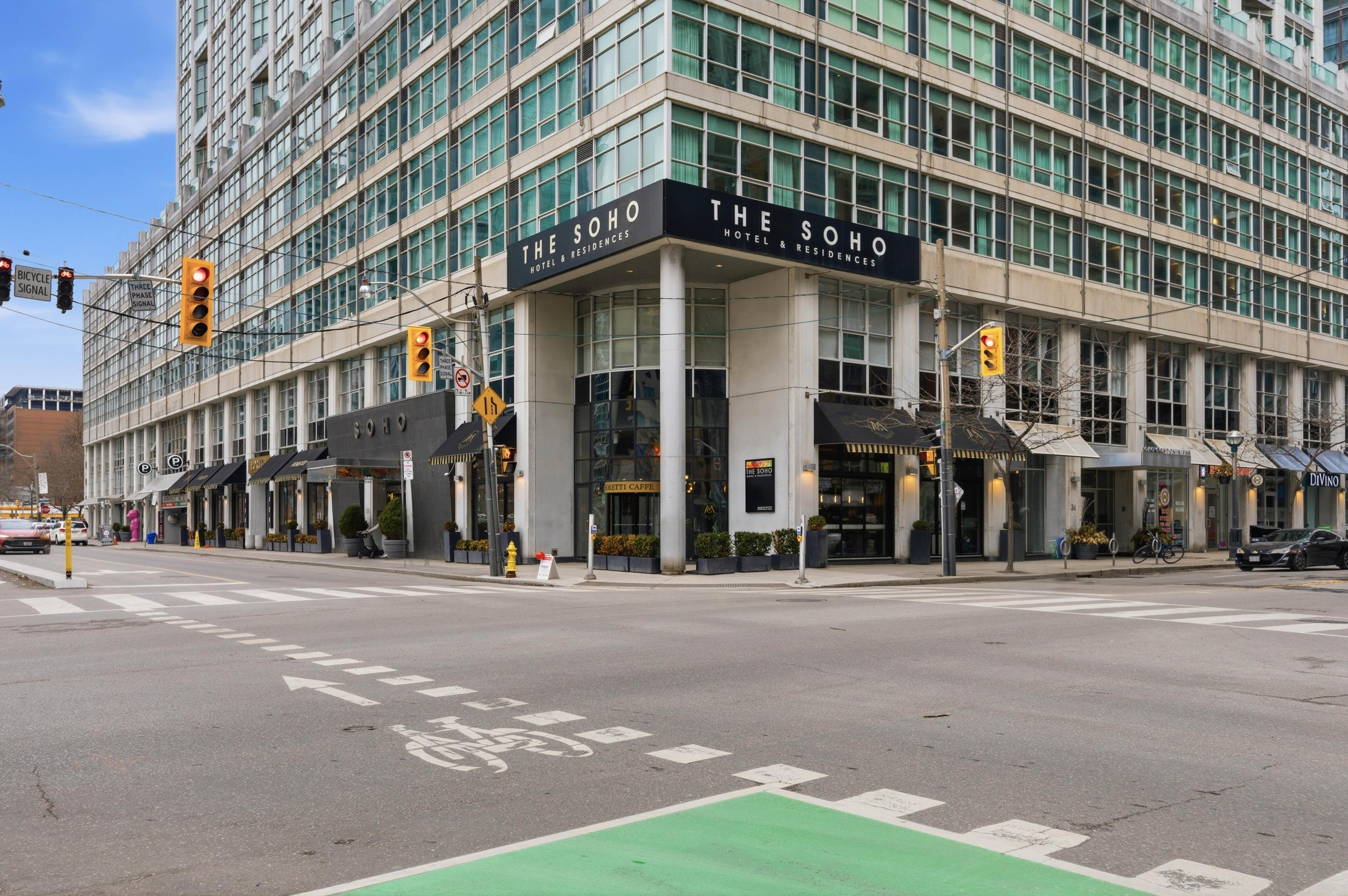 The Soho Hotel — neighbourhood streetscape