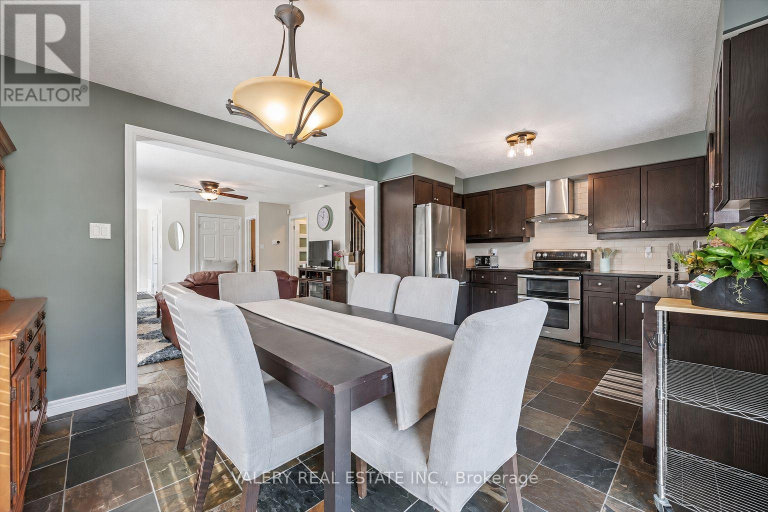 Eat-in kitchen and dining area