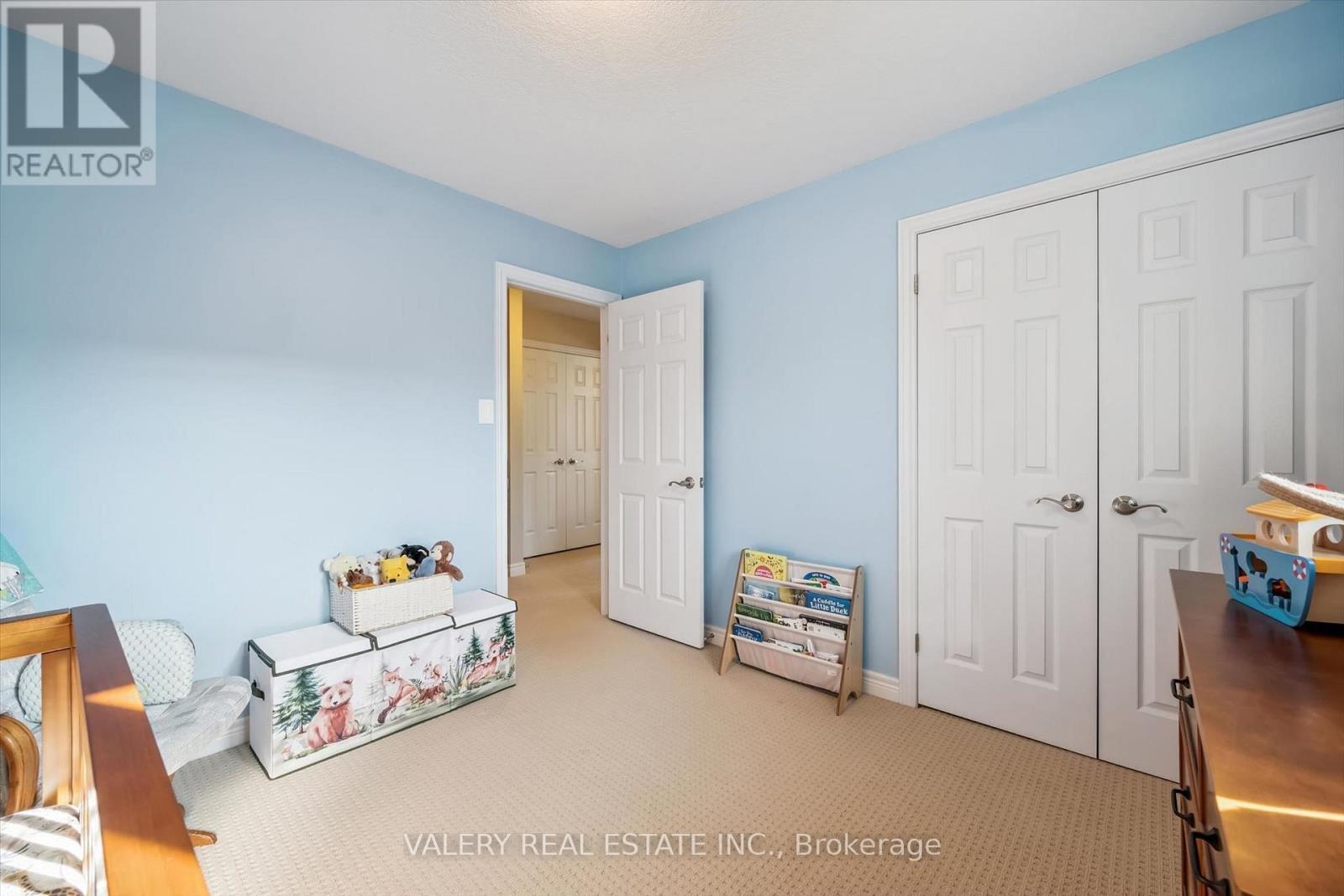 Bedroom set up as a nursery