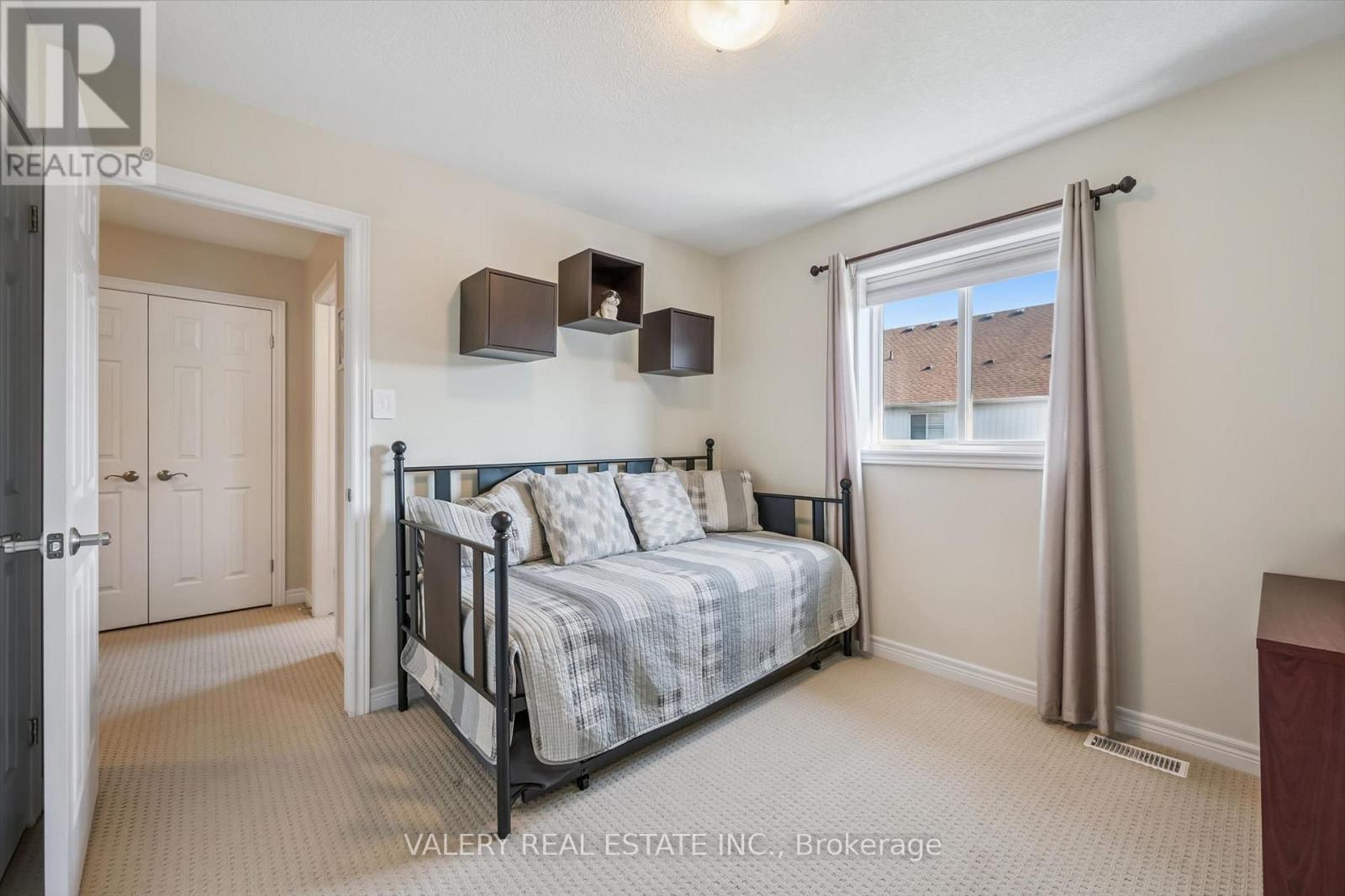 Bedroom with double closet