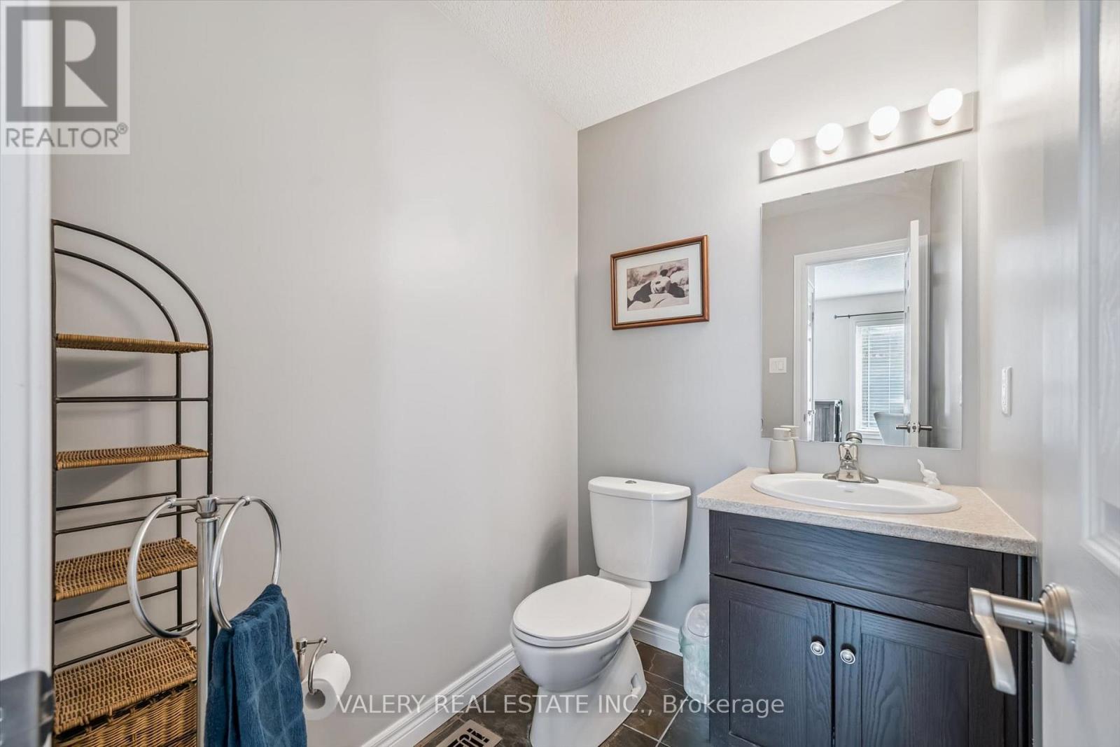 Main-floor powder room