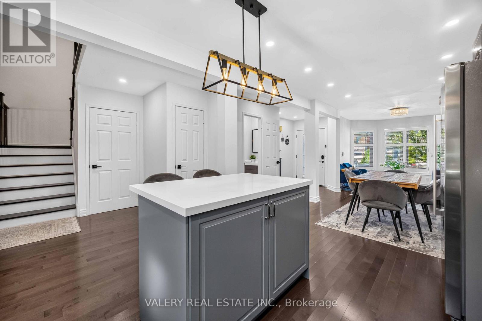 Open kitchen and family room