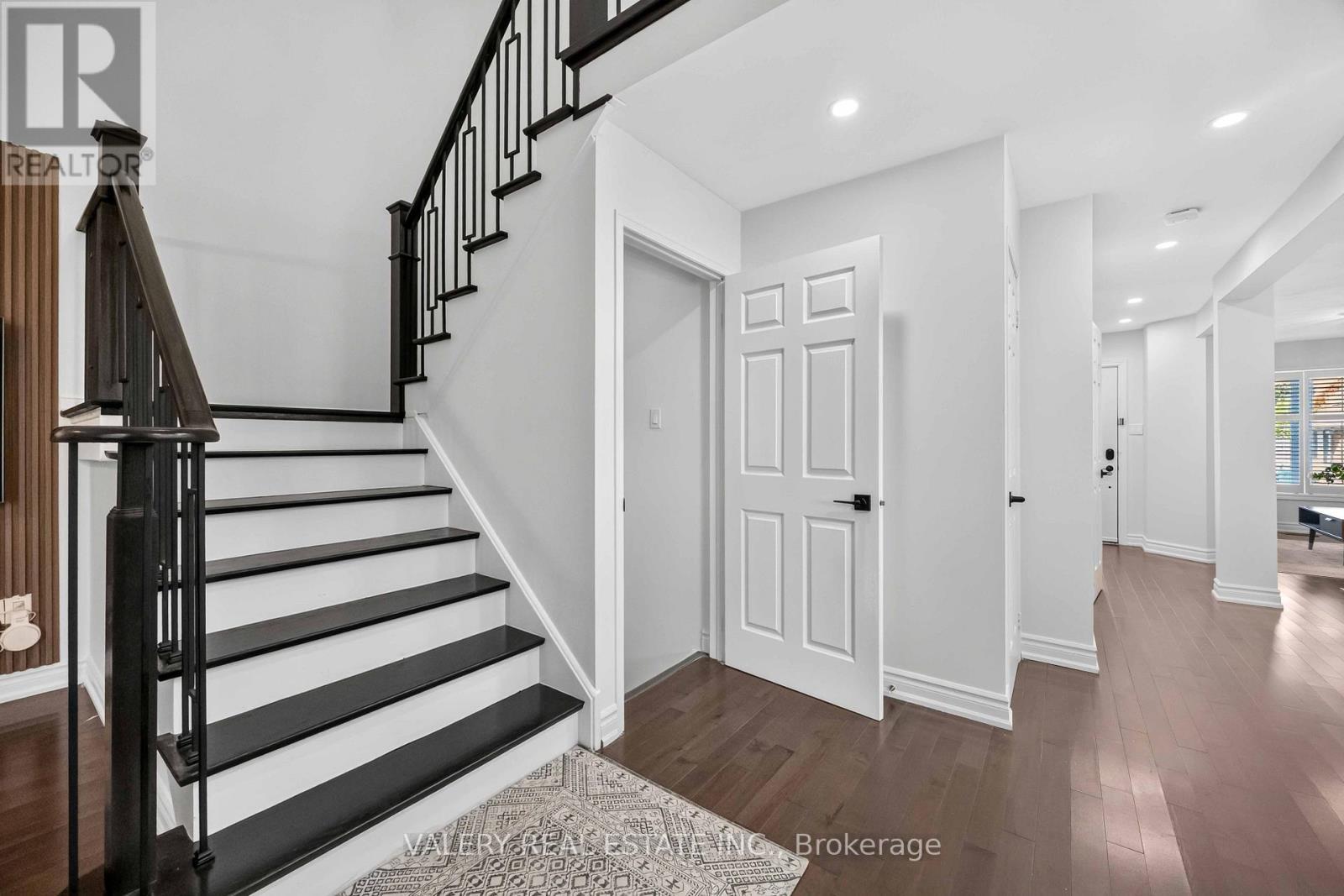 Hardwood staircase