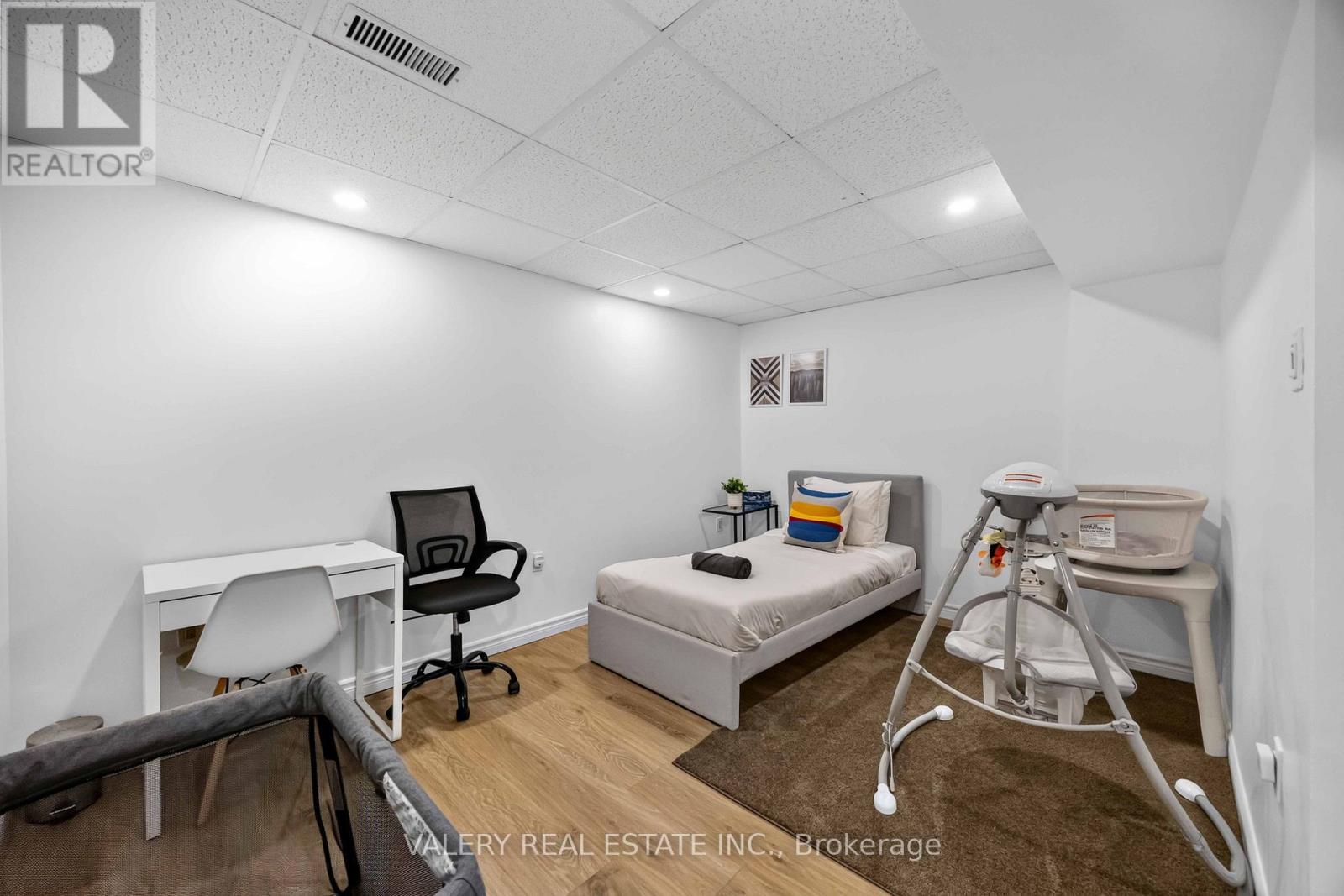 Finished basement — flex / home-office area